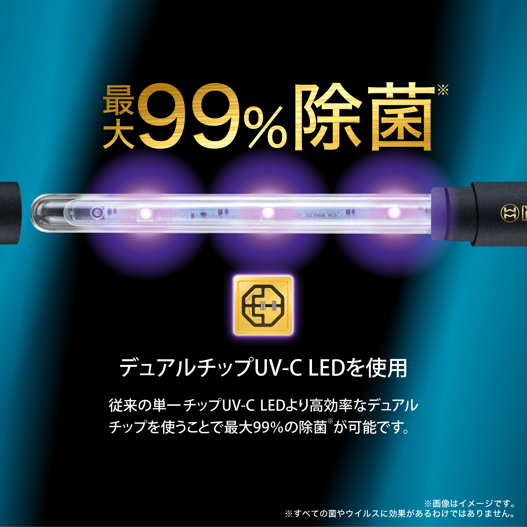 メンズマックス 360UVウォーマーブラック 画像3